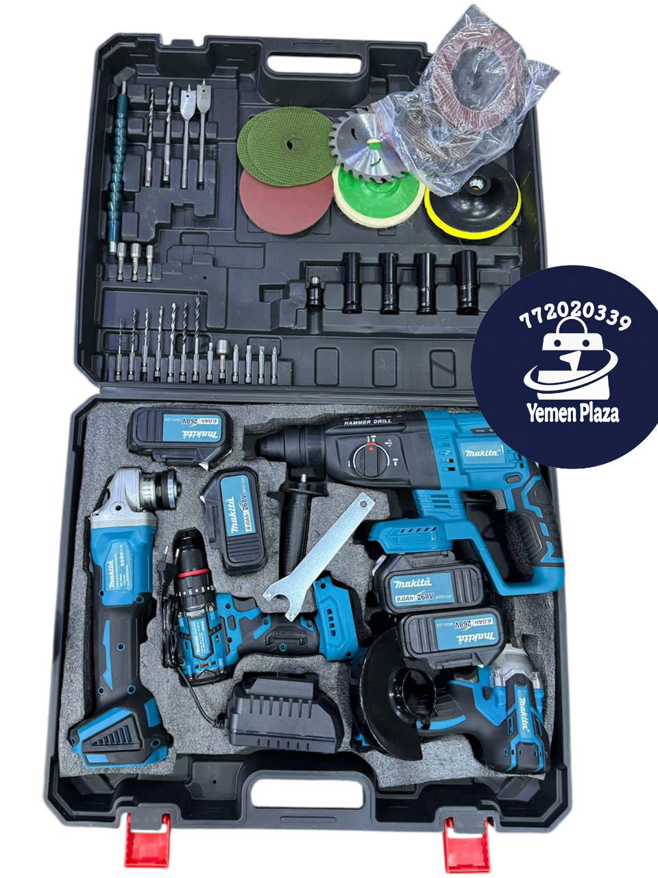 أقوى طقم كهربائي احترافي 4×1 من Makita – أداء استثنائي في كل استخدام* Preview Image