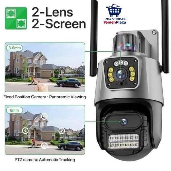 عرض خاص – كاميرا واي فاي بعدستين (ثابتة + متحركة) بسعر 22,000 ريال فقط! Image 1 Preview