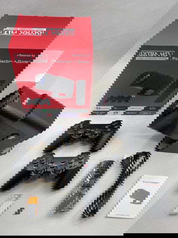 بروجكتر أندرويد الذكي اسود وكاله مع لعبة بلاستيشن  Image 1 Preview