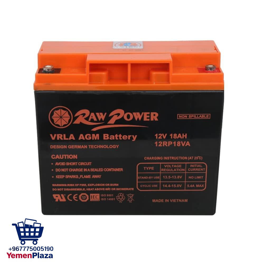 بطارية RAW POWER VRLA AGM 12 Preview Image