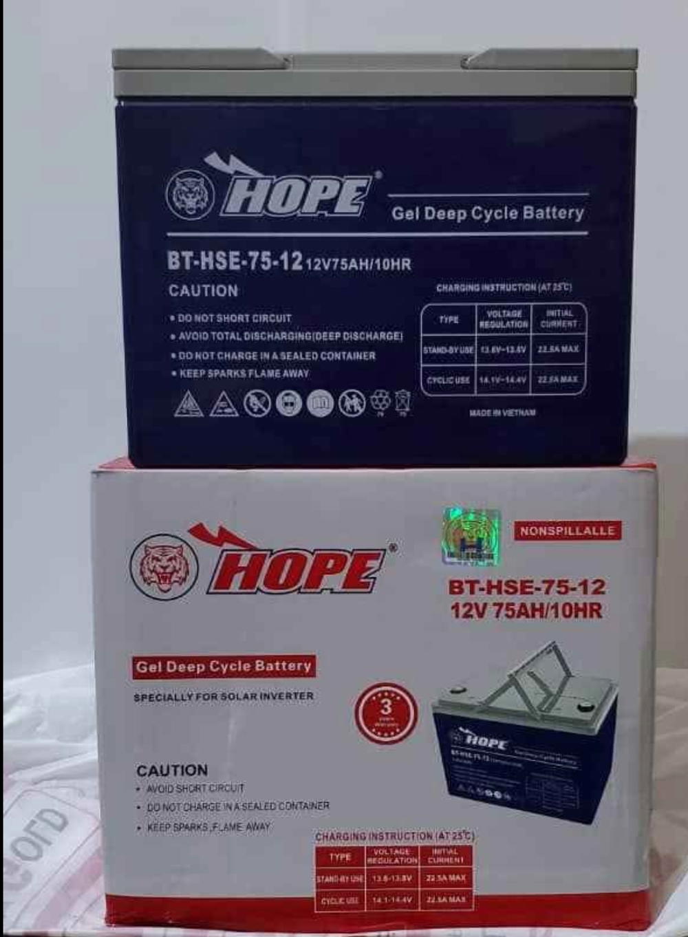 بطارية HOPE Gel Deep Cycle*استمرارية الطاقة بأداء موثوق يدوم طويلاً!* Preview Image