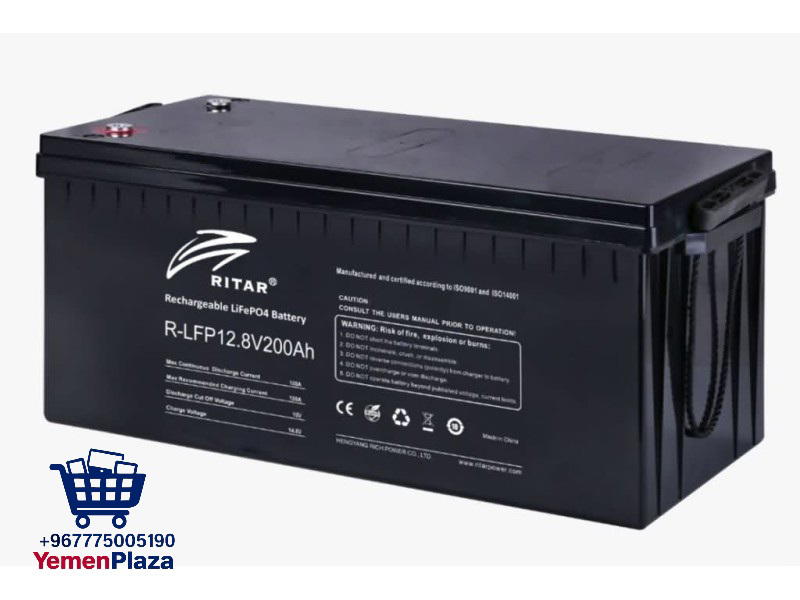 بطارية Ritar LiFePO4 12.8V 200AH الأصلية Preview Image