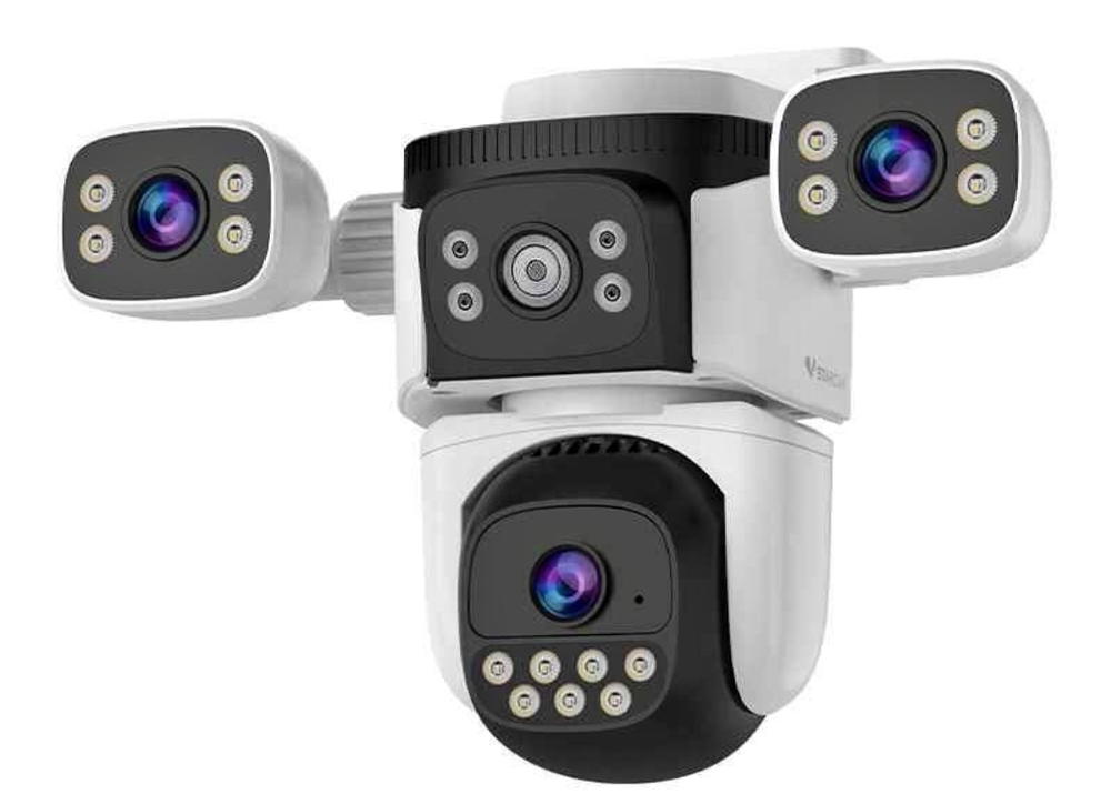 كاميرا المراقبة الخارجية اللاسلكية بدقة 16 ميجابيكسل تمنحك رؤية شاملة وواضحة لحماية ممتلكاتك بأعلى جودة. تأتي بعدسات ثلاثية Preview Image