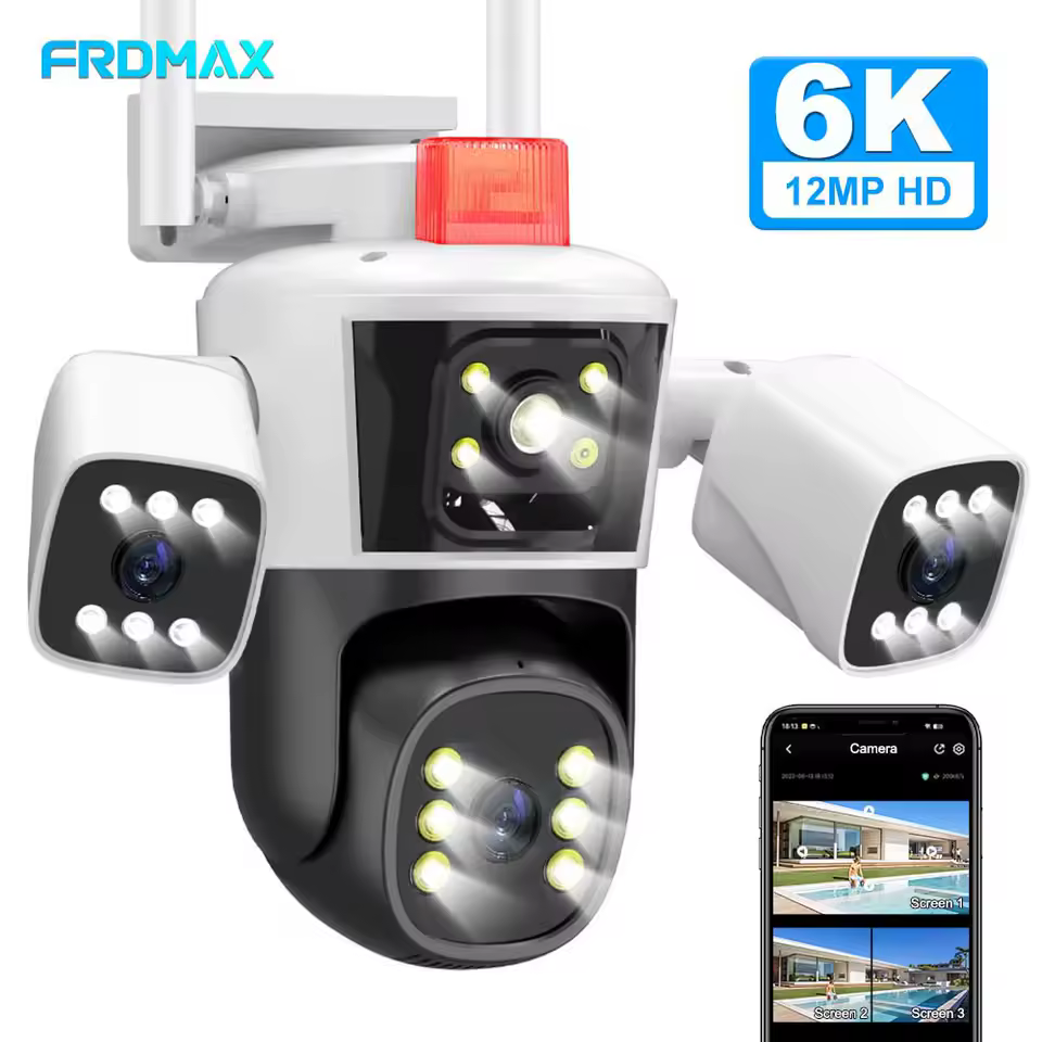 كاميرا مراقبة WiFi IP عالية الجودة – من CHAMOUS*تصميم مقاوم للماء – مناسب للتركيب الخارجي Preview Image