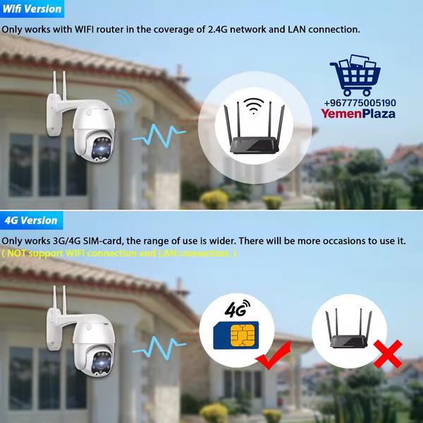 كاميرا مراقبة ذكية بدقة 5 ميجا بكسل – حماية متكاملة لمنزلك أو متجرك Image 5 Preview