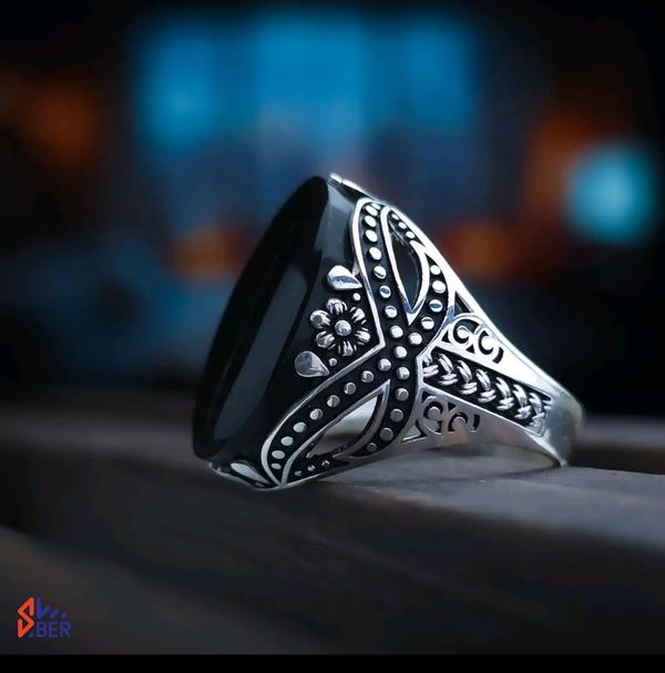 خواتم فضة رجالي فاخرة – أناقة تليق بالملوك!*  متوفرة الآن في *يمن بلازا* Image 8 Preview