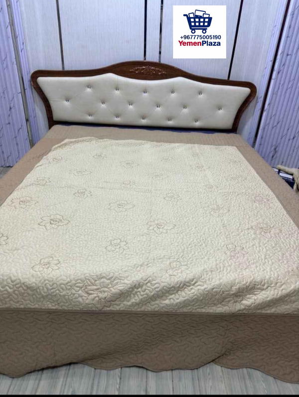 لحاف عـرائـسي فاخر مضغوط قطن 100% - موديل تطريز كمبيوتر مزدوج الوجهين Image 5 Preview