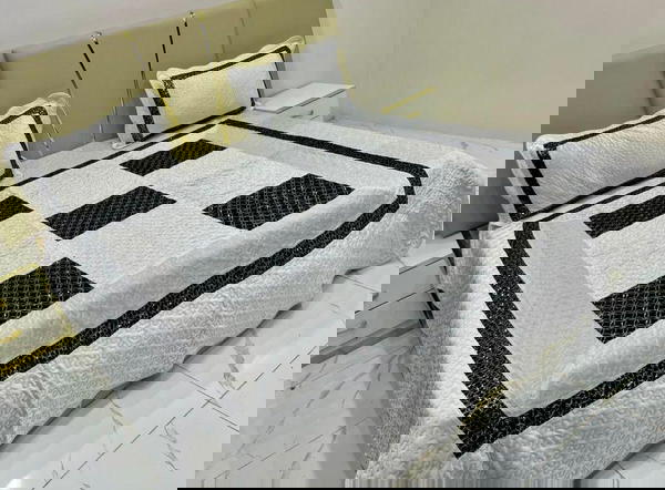 معنا إجعل غرفة نومك أكثر أناقة وراحة! وصل الموديل الجديد الفاخر بقماش مخملي ناعم ومميز جداً! Image 2 Preview