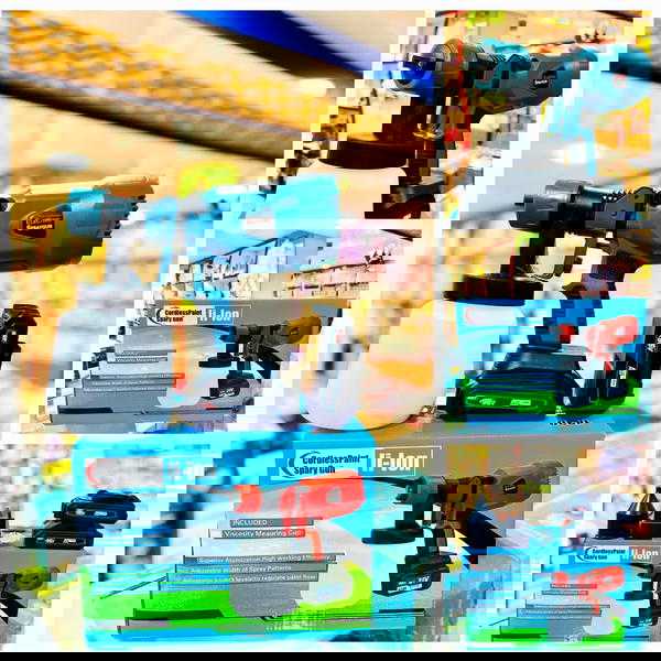 مسدس رش رنج وبويه (شحن) مع خزان Image 1 Preview