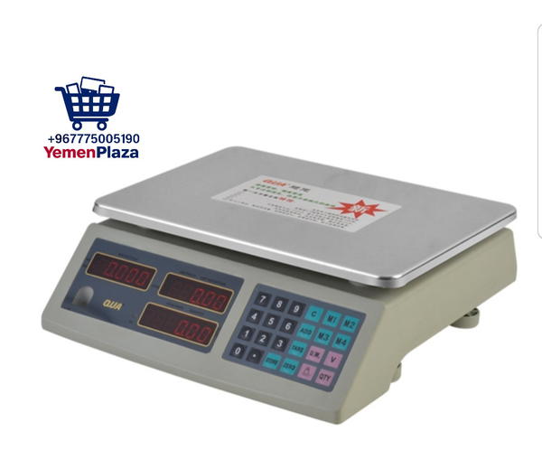 ميزان إلكتروني ذكي QUA – موديل 802*  *Electronic Computing Price Scale*  الميزان المثالي لكل محل أو بقالة أو نشاط تجاري! Image 2 Preview