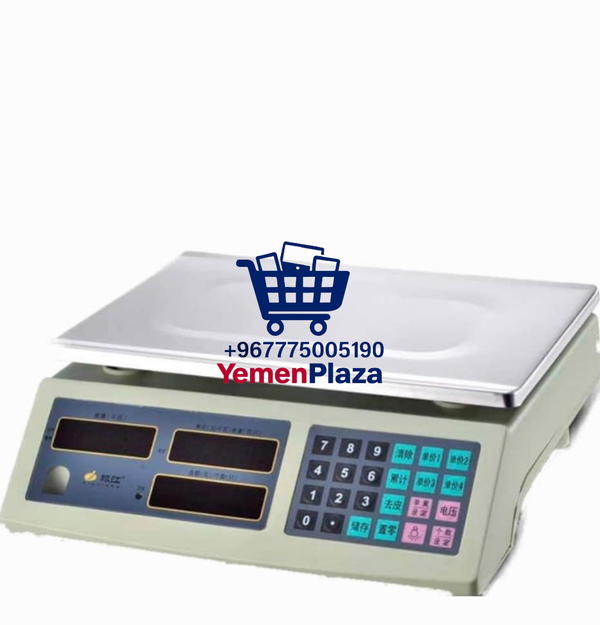 ميزان إلكتروني ذكي QUA – موديل 802*  *Electronic Computing Price Scale*  الميزان المثالي لكل محل أو بقالة أو نشاط تجاري! Image 4 Preview