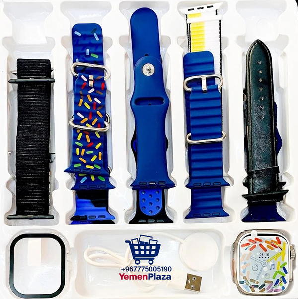 ساعة ULTRA 10 الأصلية – عرض اليوم فقط!  تحتوي على 10 أحزمة متنوعة وفاخرة  Image 3 Preview