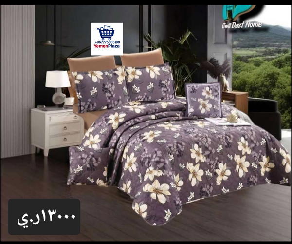 طقم لحاف ملكي فاخر – 8 قطع متوفر الآن حصرياً في يمن بلازا Image 2 Preview