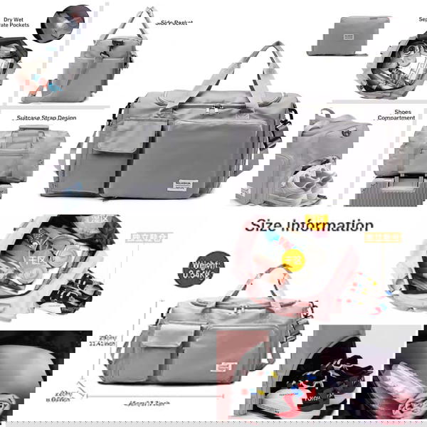 تشكيلة شنط سفر أنيقة بثلاثة أحجام مختلفة  السعر: 6900 ريال يمني فقط  السعر بالريال السعودي: 49 ر.س Image 5 Preview