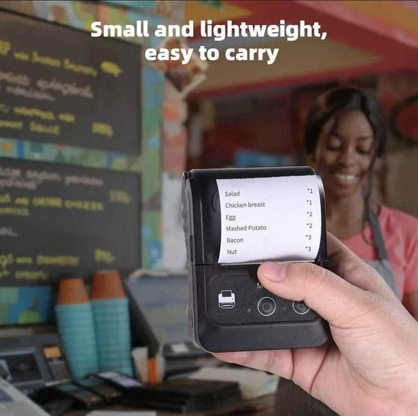 وصلت الآن الطابعات المحمولة الذكية!*  *خزن إيصالاتك واطبعها فورًا من هاتفك بكل سهولة! Image 1 Preview