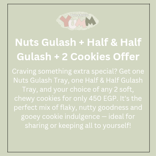 Nuts Gulash + Half & Half Gulash + 2 Cookies Offer Image 1 Preview